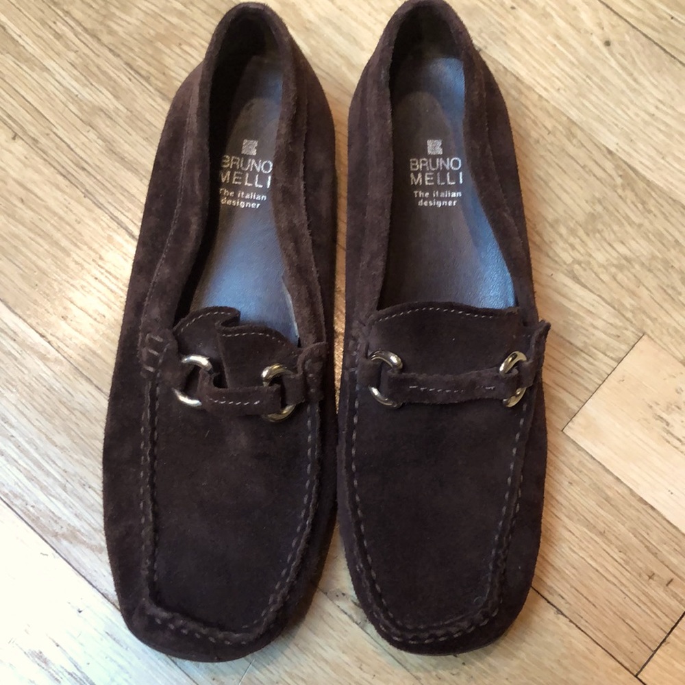 Bruno Melli suede moccasins
